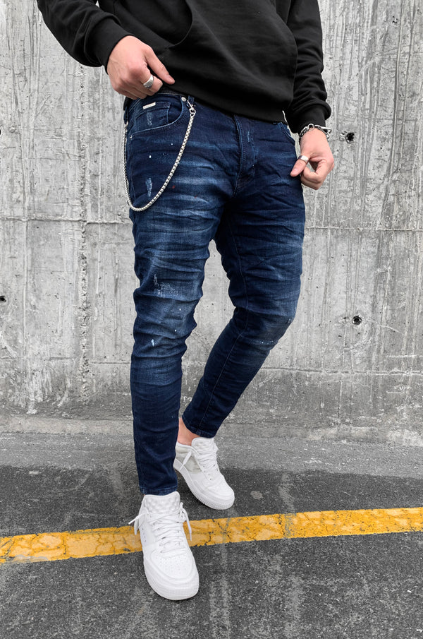 EVREM BASIC SLIM FIT JEANS DARKBLUE