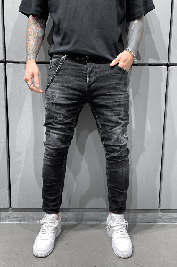 BERT DESTROYED JEANS GREY