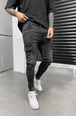 MADO CARGO JEANS MIT CARGOTASCHEN