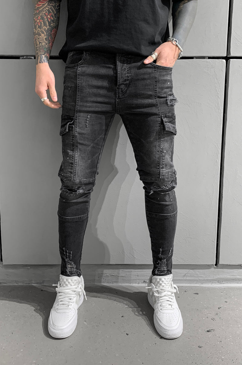 MADO CARGO JEANS MIT CARGOTASCHEN