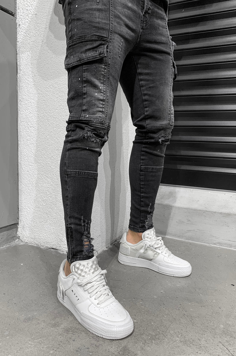 MADO CARGO JEANS MIT CARGOTASCHEN