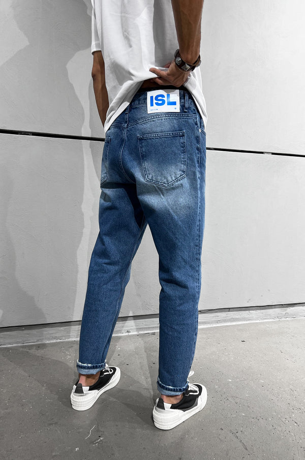 BALU LOOSE FIT JEANS WASHED DARK BLUE