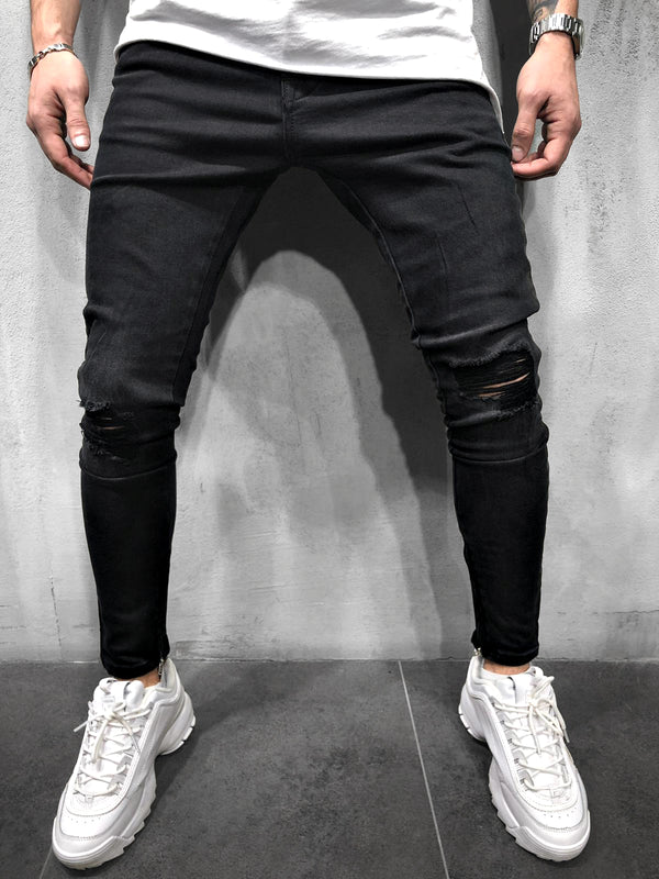 SKINNY-FIT-JEANS WITH SIDE STRIPE - DENIMHOLICS
