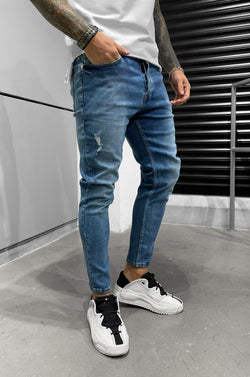 EYMI BASIC SKINNY JEANS BLUE