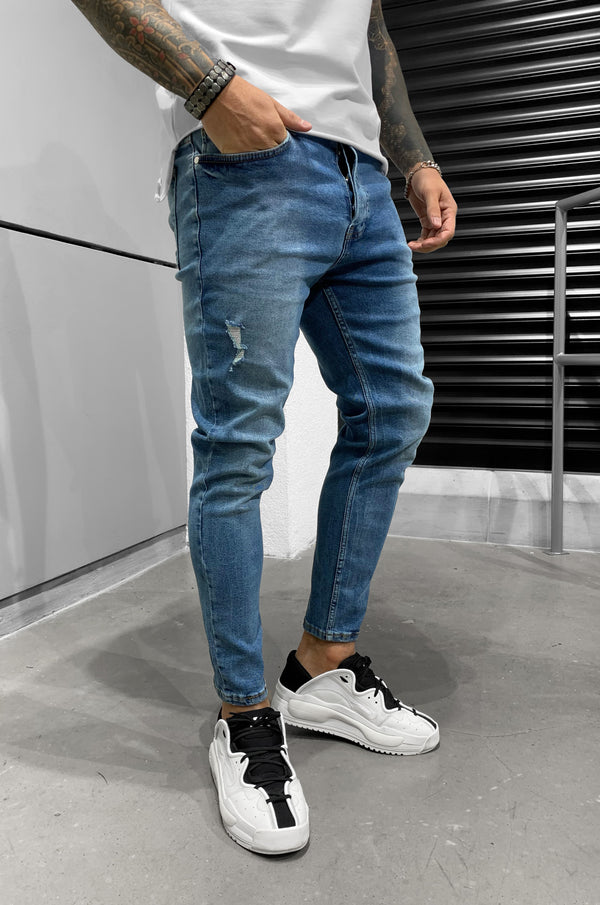 EYMI BASIC SKINNY JEANS BLUE
