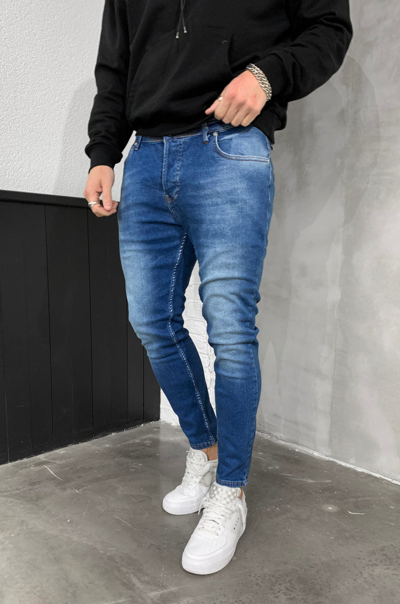 LOOK BIKER-DENIM DESTRUIDO