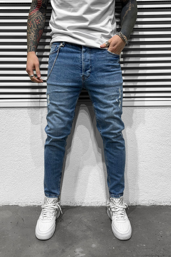 OBI BASIC SKINNY JEANS BLUE
