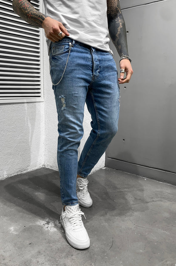 OBI BASIC SKINNY JEANS BLUE