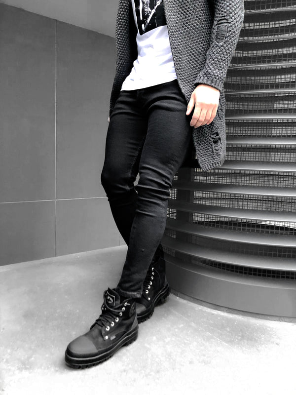 SKINNY-JEANS BLACK BASIC - DENIMHOLICS