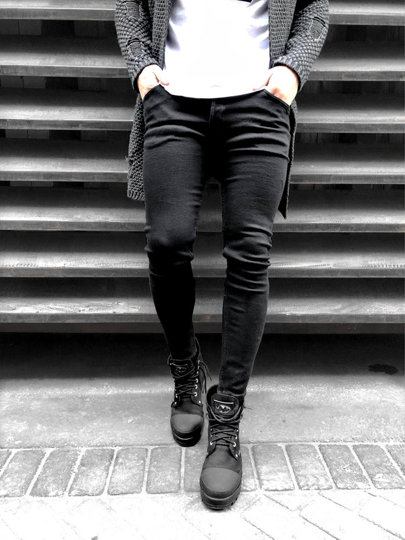 SKINNY-JEANS BLACK BASIC - DENIMHOLICS