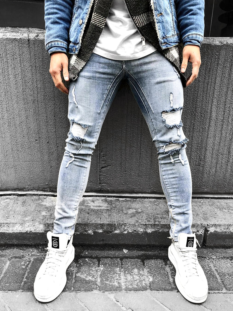 SKINNY-JEANS DESTROYED LOOK - DENIMHOLICS