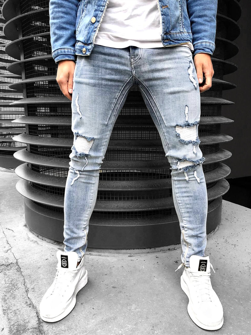 SKINNY-JEANS DESTROYED LOOK - DENIMHOLICS