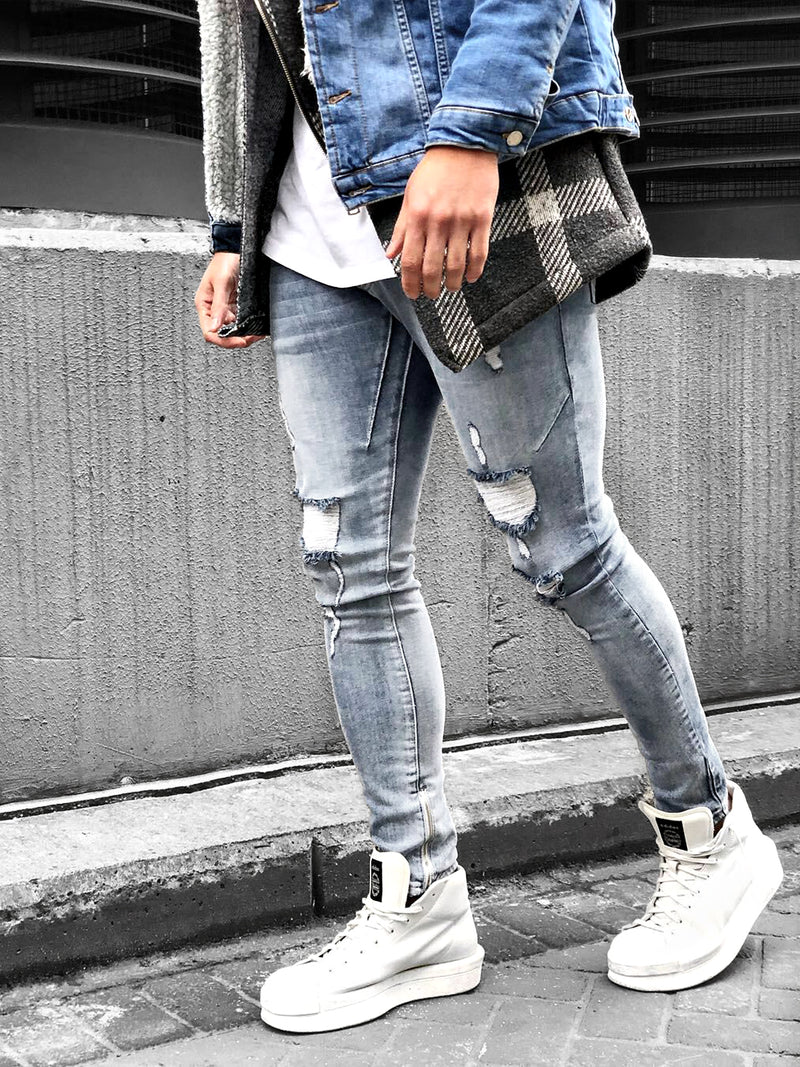 SKINNY-JEANS DESTROYED LOOK - DENIMHOLICS