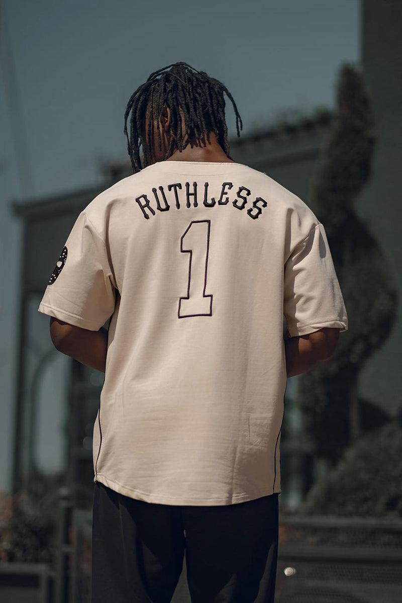 RUTHLESS HEAVY BASEBALL HEMD / BEIGE