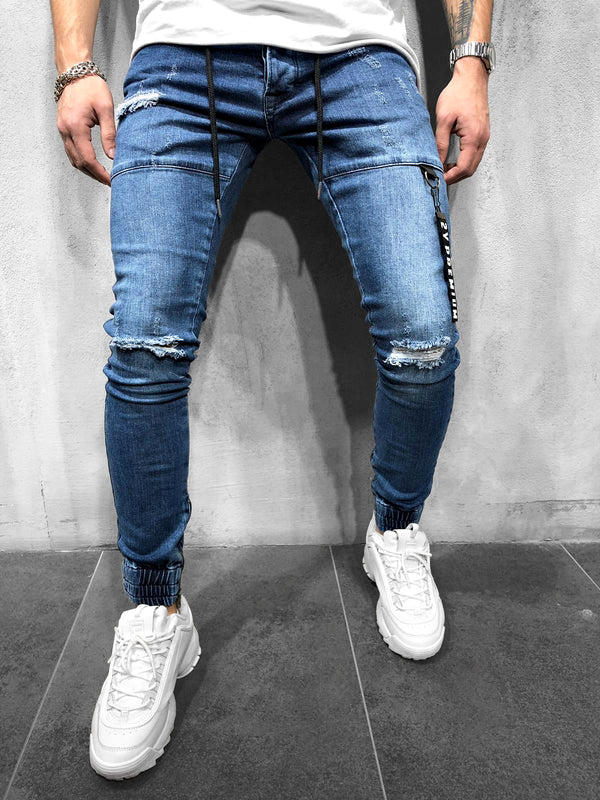JOGG-JEANS BLUE - DENIMHOLICS