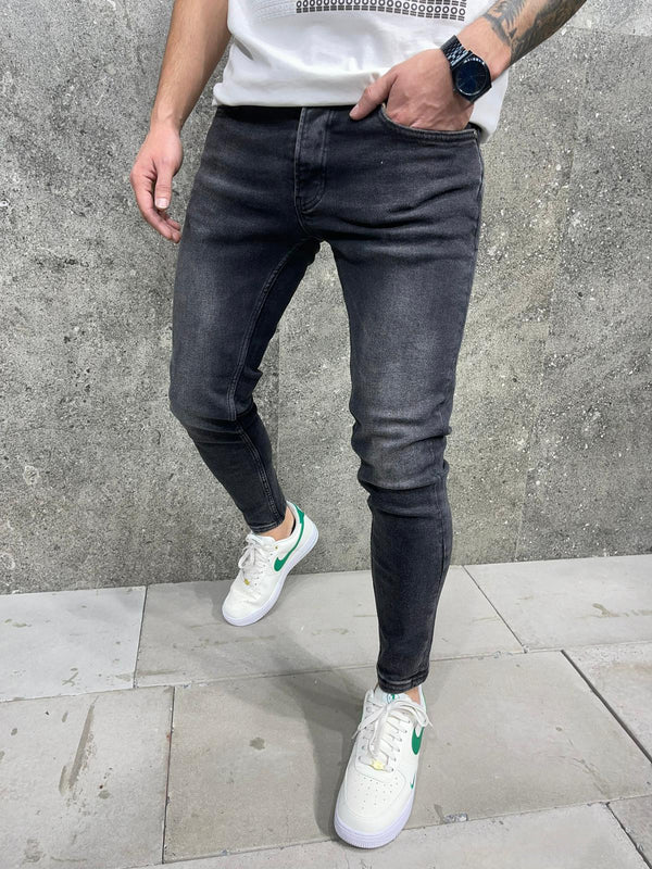 LOOK BIKER-DENIM DESTRUIDO