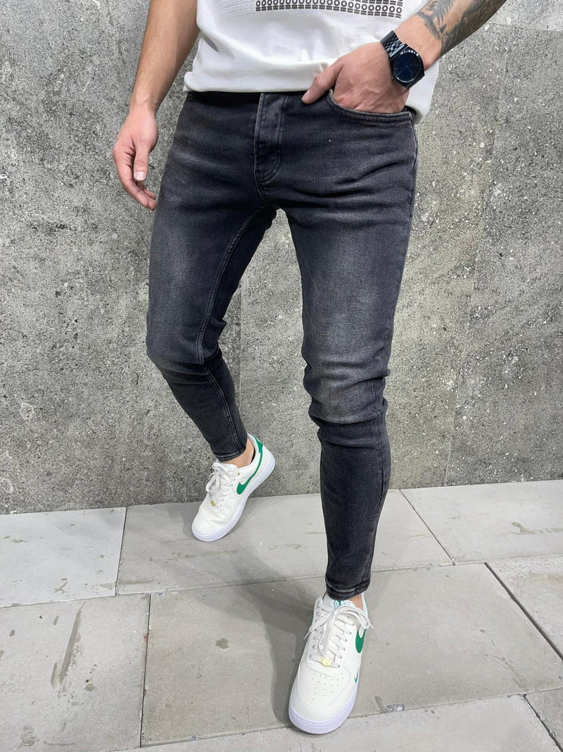 LOOK BIKER-DENIM DESTRUIDO